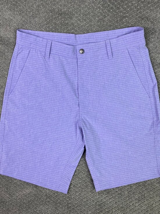 FootJoy Other - FootJoy Polo Shirt Mens 32 Lilac Lavender Purple Stripe Golf Performance Wear